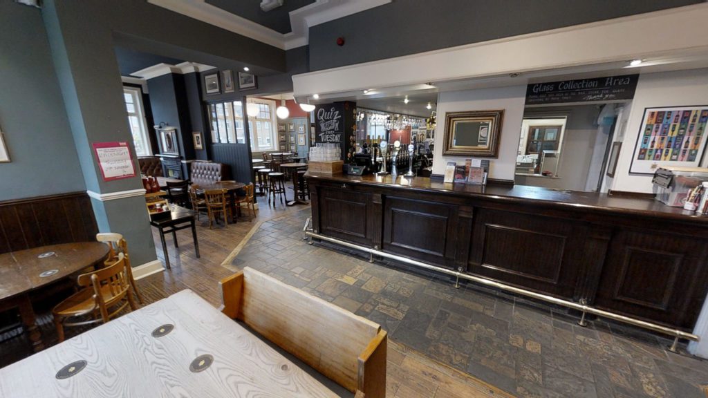Images created for the Greystones Pub from the virtual tour