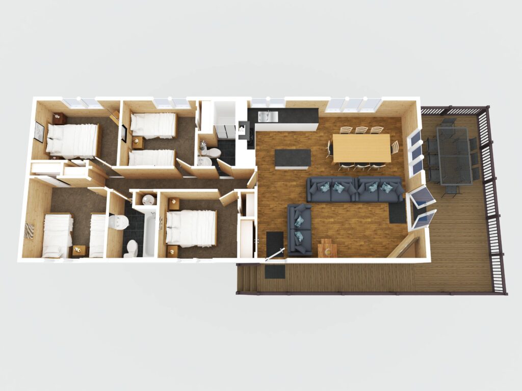 A good quality floor plan also reduces uncertainty. Guests know exactly what they’re booking, which minimises surprises on arrival, increases confidence in your listing and leads to better reviews and repeat bookings.