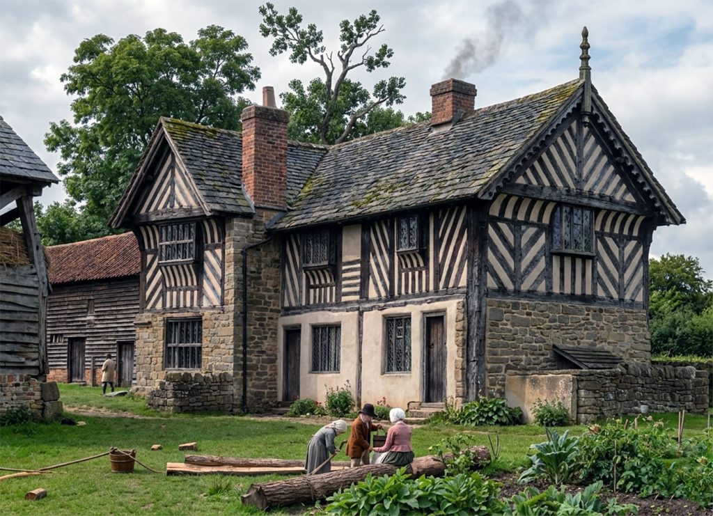 Before picture. Bishop's House in Sheffield – explore with an online virtual tour