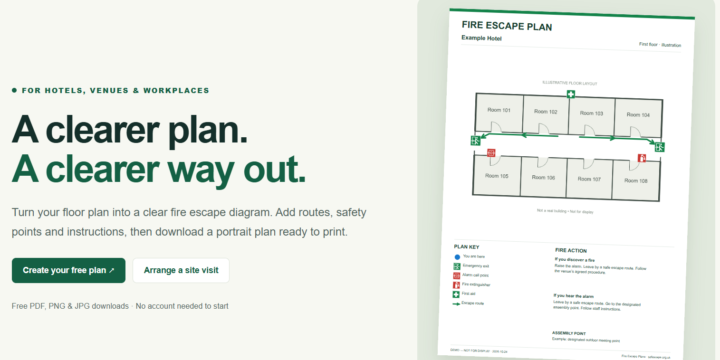Safescape.org.uk (Fire Escape Plans): A Complete Guide to the Free Fire Escape Plan Maker and Site Visit Service